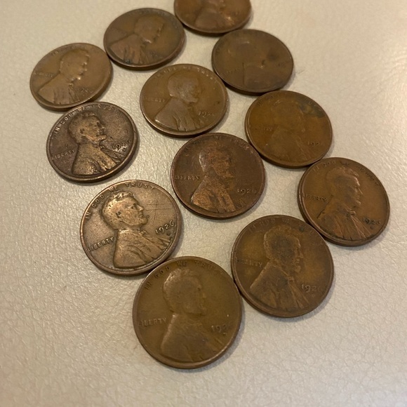1926D Vintage Circulated Copper Coins Collection/Set of 12 - Picture 2 of 5